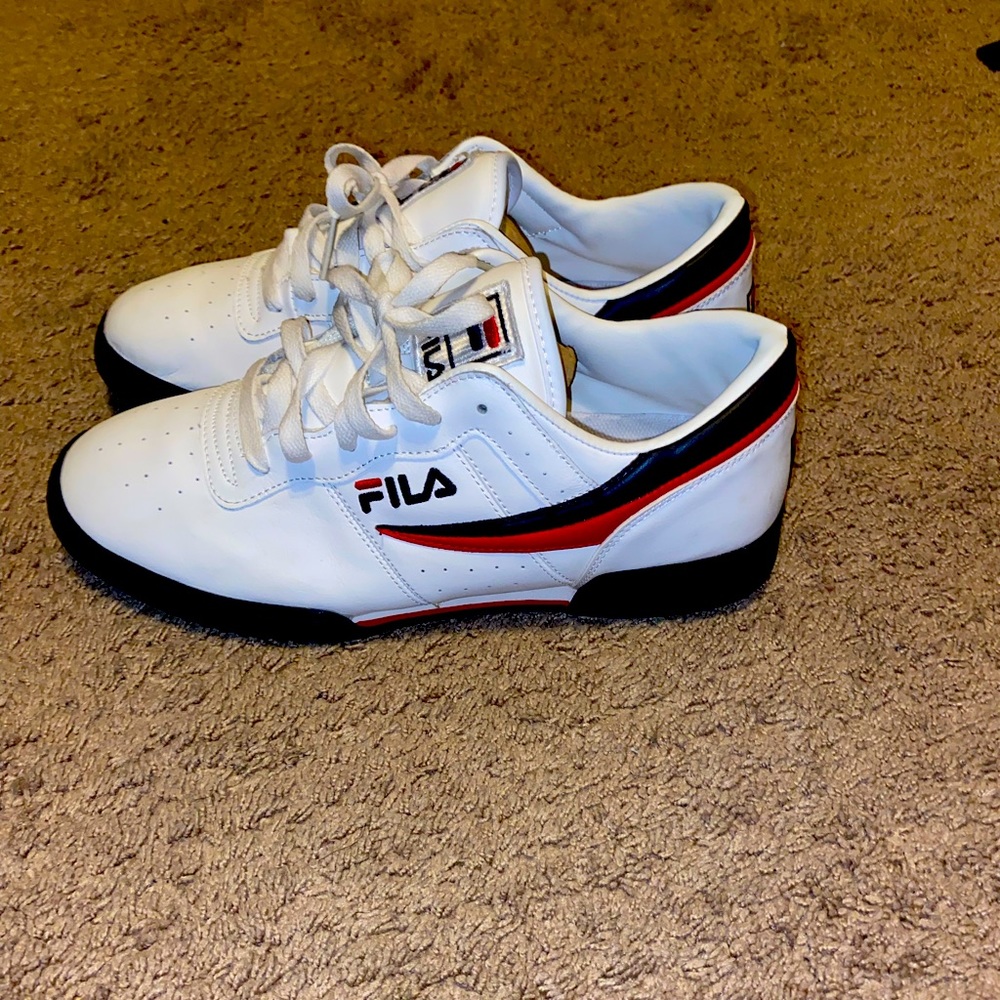 Shoe, fila, 11.5, white